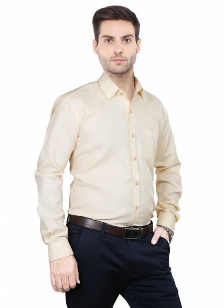 Outluk 1425 Office Wear Cotton Mens Shirt Collection 1425-CREAM